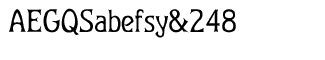 Serif fonts B-C: Baumfuss Two