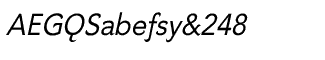 Sands Serif fonts A-D: Bawdy Italic