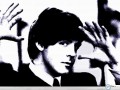Music wallpapers: Beatles greyscale wallpaper