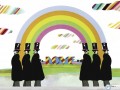Music wallpapers: Beatles the rainbow wallpaper