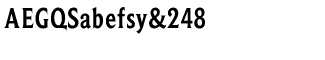 Serif fonts B-C: Beaufort Condensed Bold