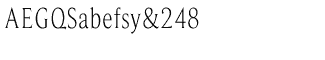 Serif fonts B-C: Beaufort Condensed Light
