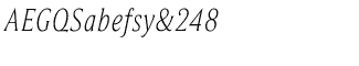 Serif fonts B-C: Beaufort Condensed Light Italic