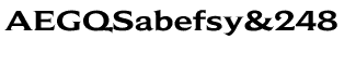Serif fonts: Beaufort Extended Bold