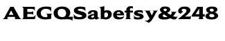 Serif fonts B-C: Beaufort Extended Heavy