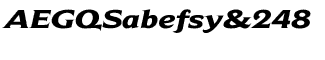 Serif fonts B-C: Beaufort Extended Heavy Italic