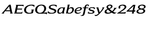 Serif fonts B-C: Beaufort Extended Medium Italic