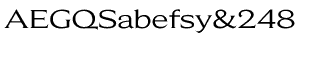 Serif fonts B-C: Beaufort Extended Regular