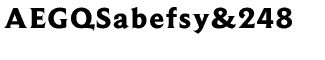 Serif fonts B-C: Beaufort Heavy