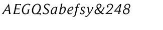 Serif fonts B-C: Beaufort Italic
