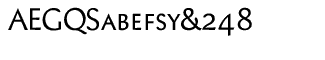 Sands Serif fonts A-D: Bebop Small Caps