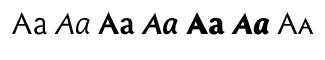 Sands Serif fonts A-D: Bebop Volume