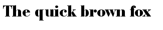 Serif fonts A-B: Bedini Bold