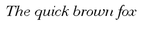 Serif fonts A-B: Bedini Italic