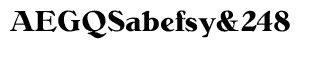 Serif fonts B-C: Bellini Bold