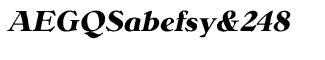 Serif fonts B-C: Bellini Bold Italic