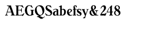 Serif fonts B-C: Bellini Medium Condensed