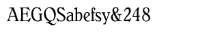 Serif fonts B-C: Bellini Original Condensed
