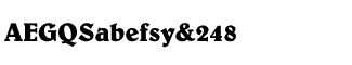 Serif fonts: Belwe Bold