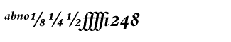 Serif fonts B-C: Bembo Bold Italic Expert Package