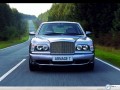 Bentley Arnage silver front view wallpaper