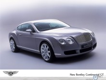 Bentley coupe left front view wallpaper