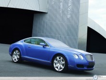Bentley coupe side view wallpaper