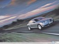 Bentley wallpapers: Bentley driving fast view wallpaper
