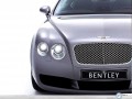 Bentley wallpapers: Bentley silver front view in white wallpaper