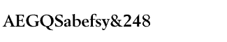 Serif fonts B-C: Berling Bold
