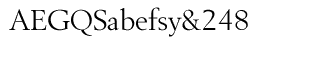 Serif fonts B-C: Berling CE Regular