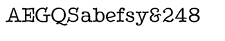 Serif fonts B-C: Better Type Right Medium