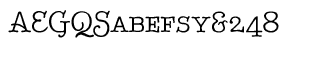 Serif fonts B-C: Better Type Rite Spec