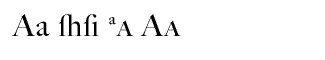 Retro fonts A-M: Big Caslon Volume