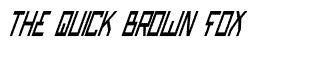 Digital fonts A-G: Bionic Type Cond Italic