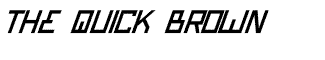 Digital fonts A-G: Bionic Type Italic