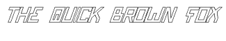 Digital fonts A-G: Bionic Type Out Italic