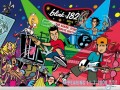 Blink 182 cartoon wallpaper