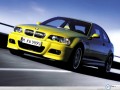 BMW wallpapers: Bmw M3 CSL yellow wallpaper