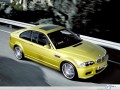 Bmw M3 wallpapers: Bmw M3 top view down the road wallpaper