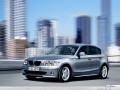 Bmw Serie 1 in the city  wallpaper