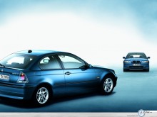 Bmw Serie 3 back and front view wallpaper