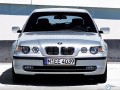 BMW wallpapers: Bmw Serie 3 silver coupe front wallpaper