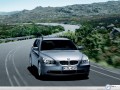 BMW wallpapers: Bmw Serie 5 down the road  wallpaper