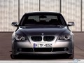 BMW wallpapers: Bmw Serie 5 near the wall wallpaper