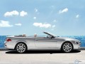 Bmw Serie 6 wallpapers: Bmw Serie 6 white cabrio side view  wallpaper