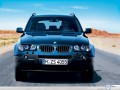 Bmw X3 wallpapers: Bmw X3 front view on road wallpaper
