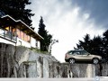 Bmw X5 wallpapers: Bmw X5 in mountains wallpaper