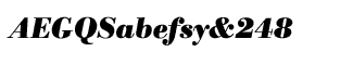 Serif fonts B-C: Bodoni Antiqua Bold Italic