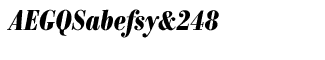 Serif fonts B-C: Bodoni Antiqua CE Bold Condensed Italic